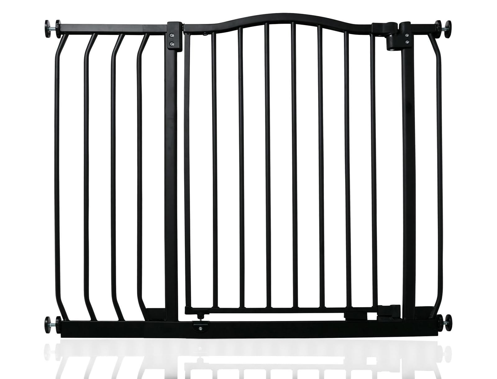 Safetots Curved Top Safety Gate, 71cm - 80cm, Matt White, Pressure Fit Stair Gate, Baby Gate for Doors Hallways and Spaces, Safety Barrier, Easy Installation — view 22