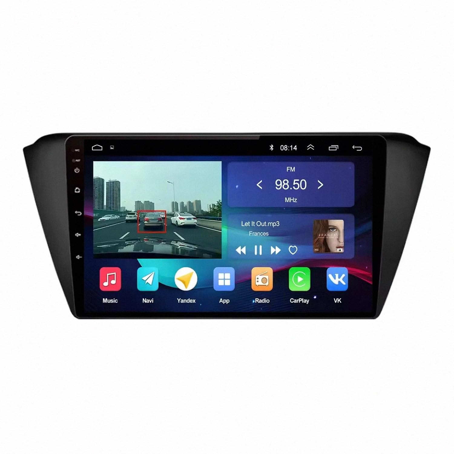 Radio Macchina Touch Screen per Skoda Fabia 2014-2019 Wireless Carplay Android Auto Stereo Auto Bluetooth Ips con Pantalla Táctil con Gps, 4 Nucleo 2G+32G