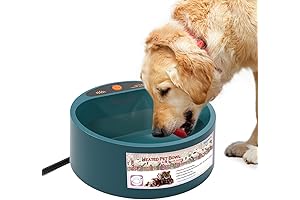 PETLESO 0.58 Gallons Heated Bowl for Pets, Heated Water Bowl for Cats,...