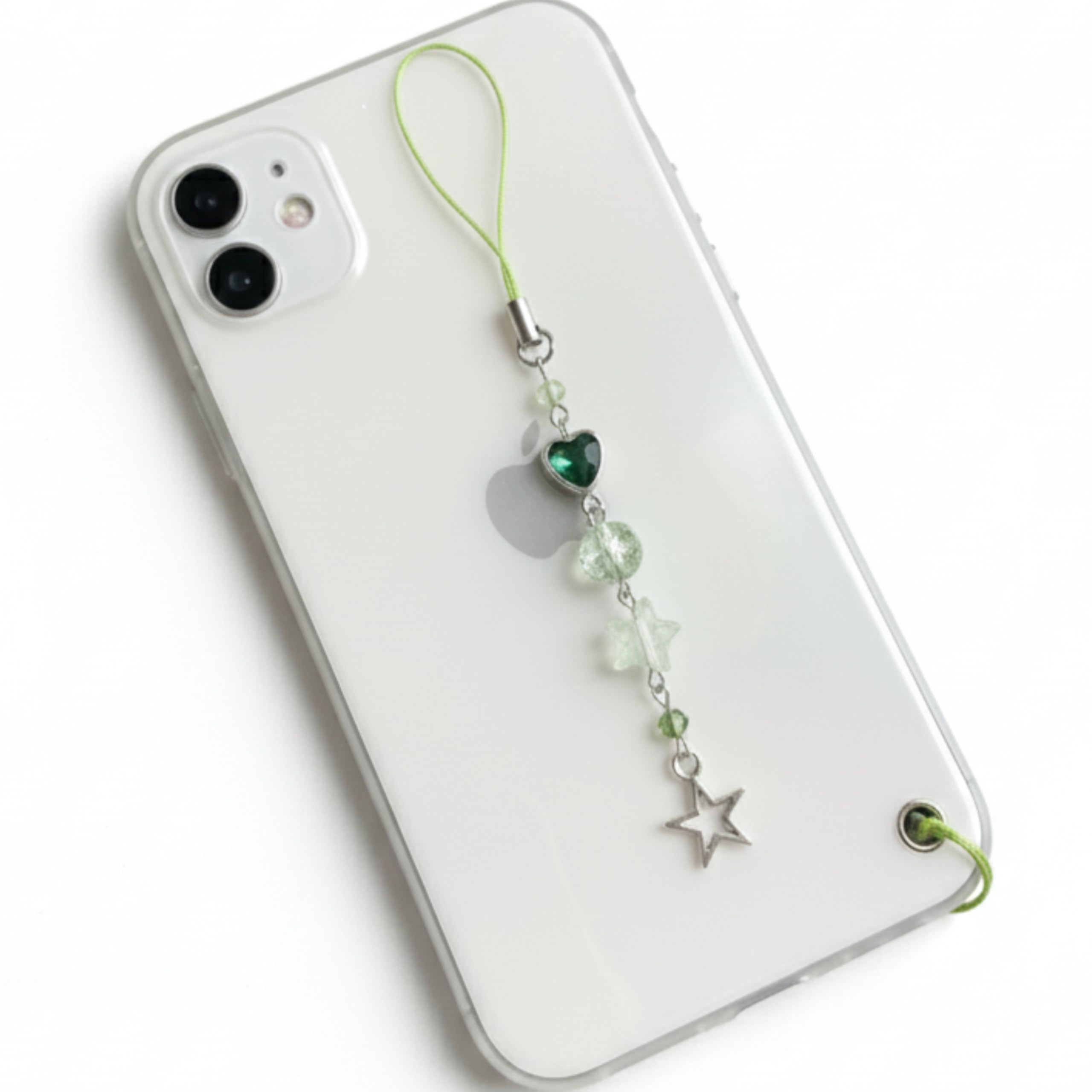 SNOWY SHOP Green Y2K Aesthetic Ribbon Bow Phone Charm – Korean Cute Mobile Strap, Bag & Keychain Pendant for Girls and Women-image-47