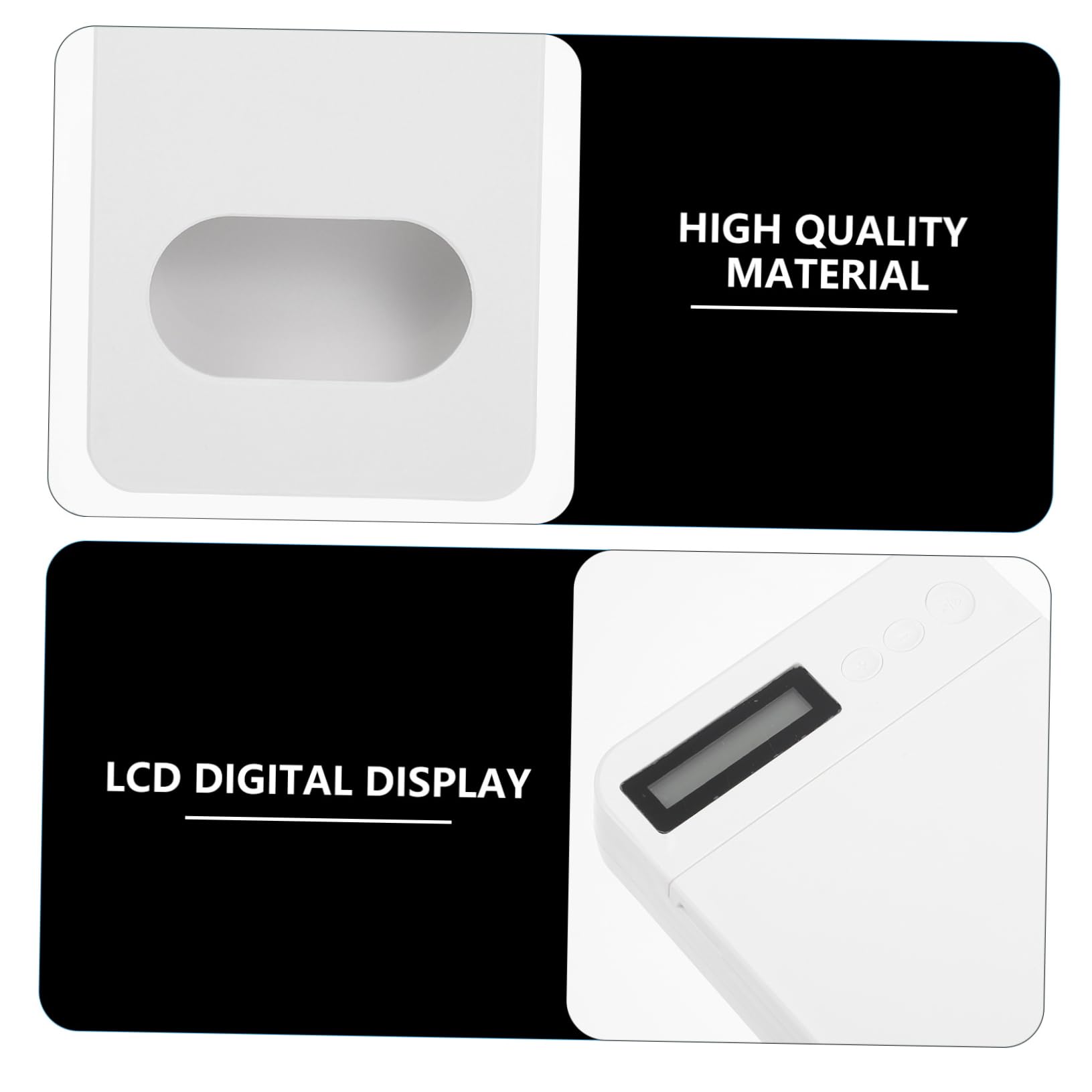 DOITOOL Caja de Seguridad para Teléfono Temporizador, Caja de Bloqueo de Plástico Blanco para Móvil, Adecuado para Niños y Autocontrol