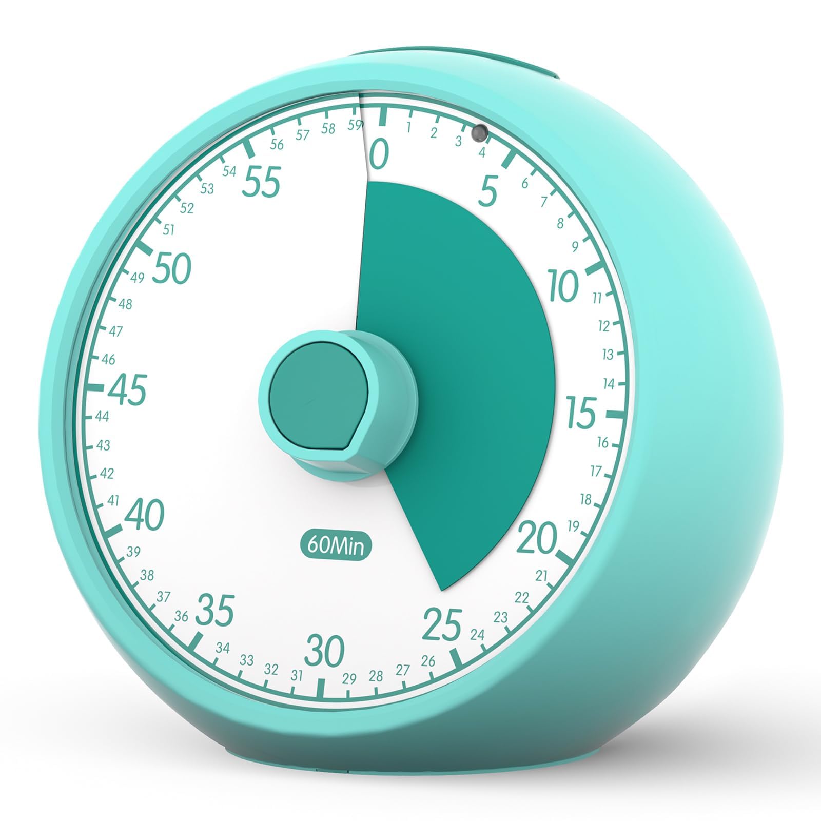 Visueller Timer für Kinder – 60-Minuten Countdown Kurzzeitwecker visuell – Zeitmanagement-Tool zur Förderung bei ADHS & Autismus Einschulung & für den Kindergarten (Grün)