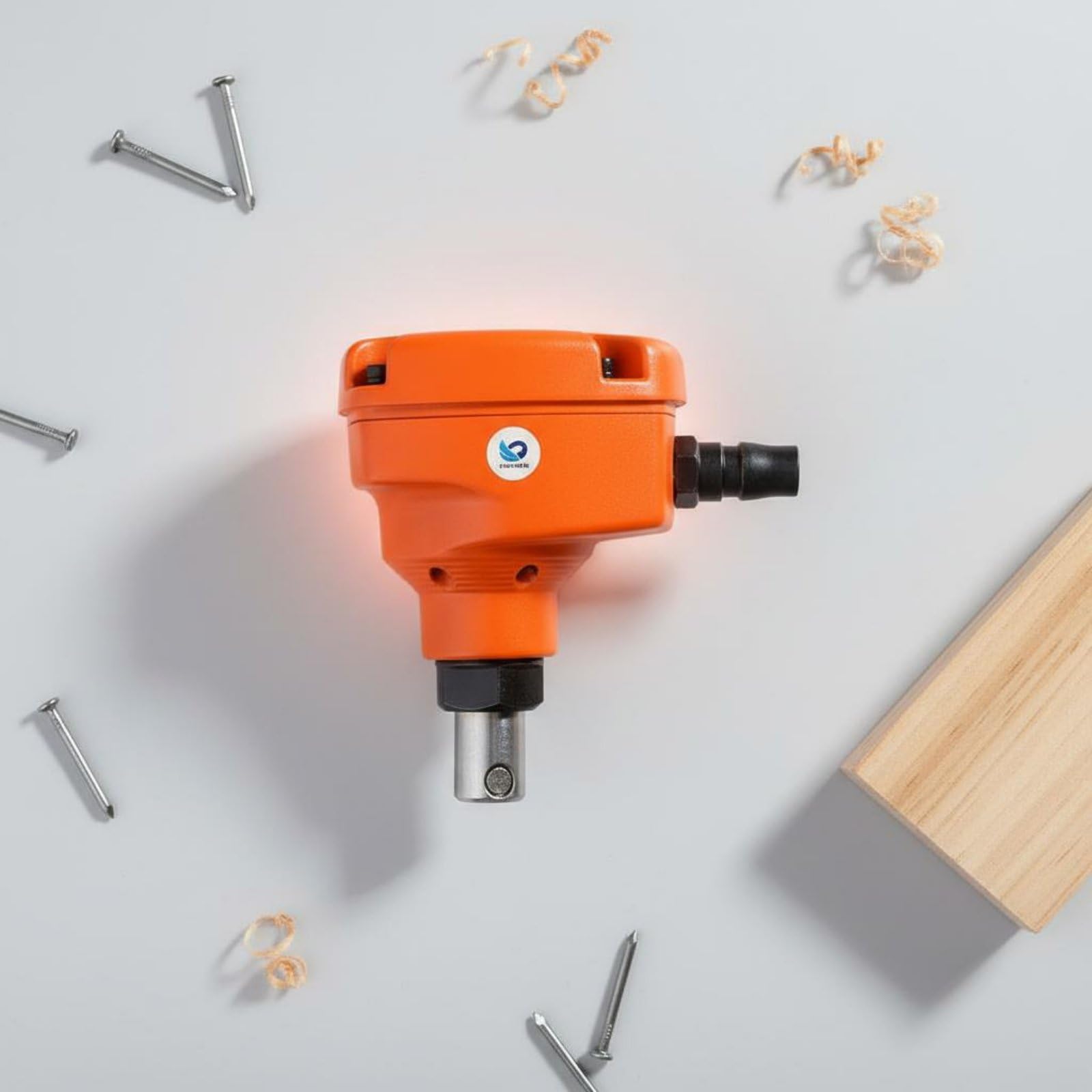 MagiDeal Martillo Neumático Mini Herramienta Compacta de Palma Martillo de Clavos Clavadora Neumática Impactos Continuos para Clavos de 50mm a 100mm Retención