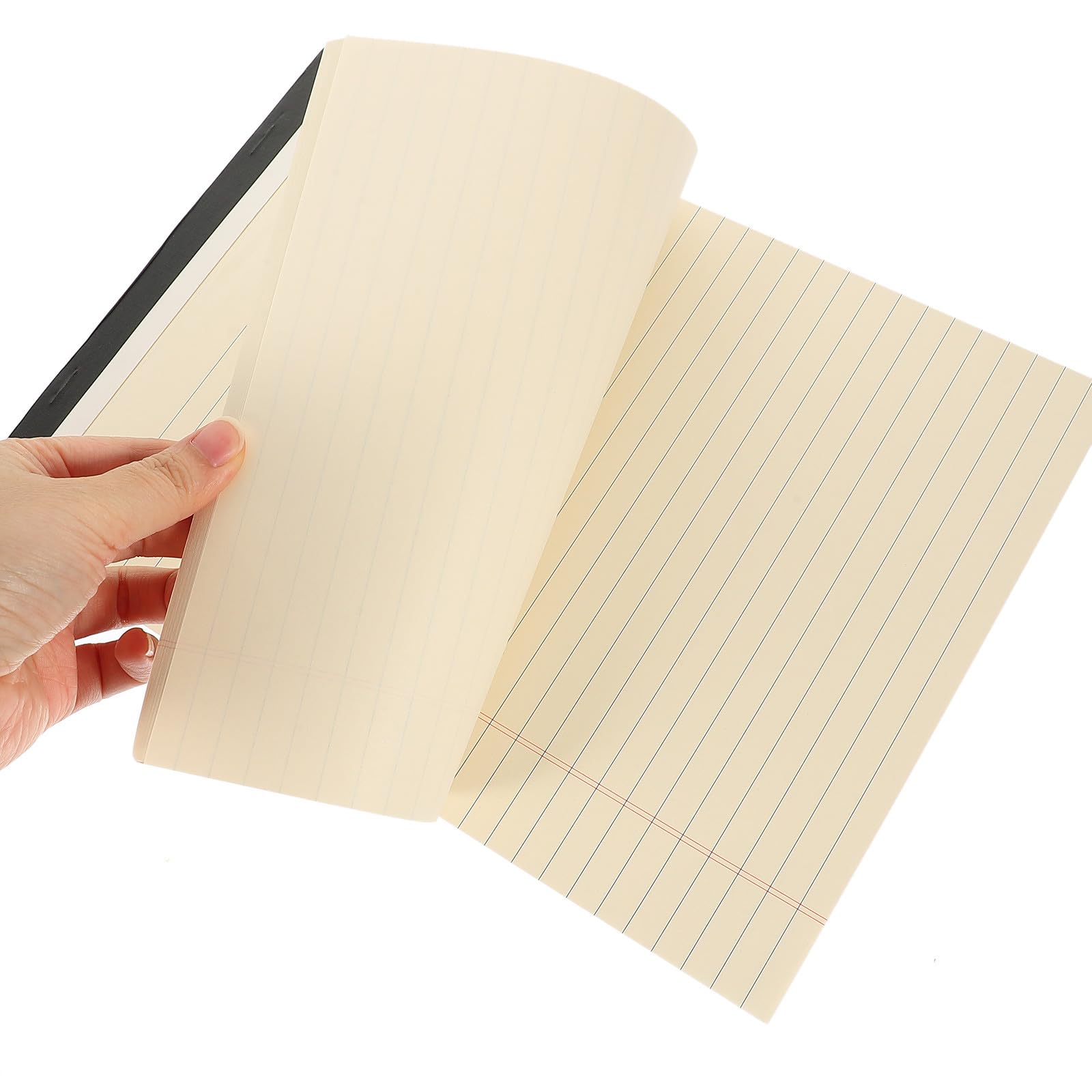 SUPVOX Blocco Note A4 a Righe Larghe Strappabile, Set 4 Pezzi, Quaderno per Appunti e Pianificazione, Carta Liscia per Ufficio, Studenti e Viaggiatori, Blocco Note Tascabile Funzionale