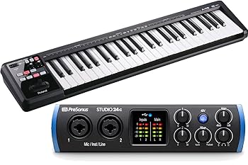 Amazon.co.jp: Studio 24c [49鍵盤 MIDIキーボード A-49 BK