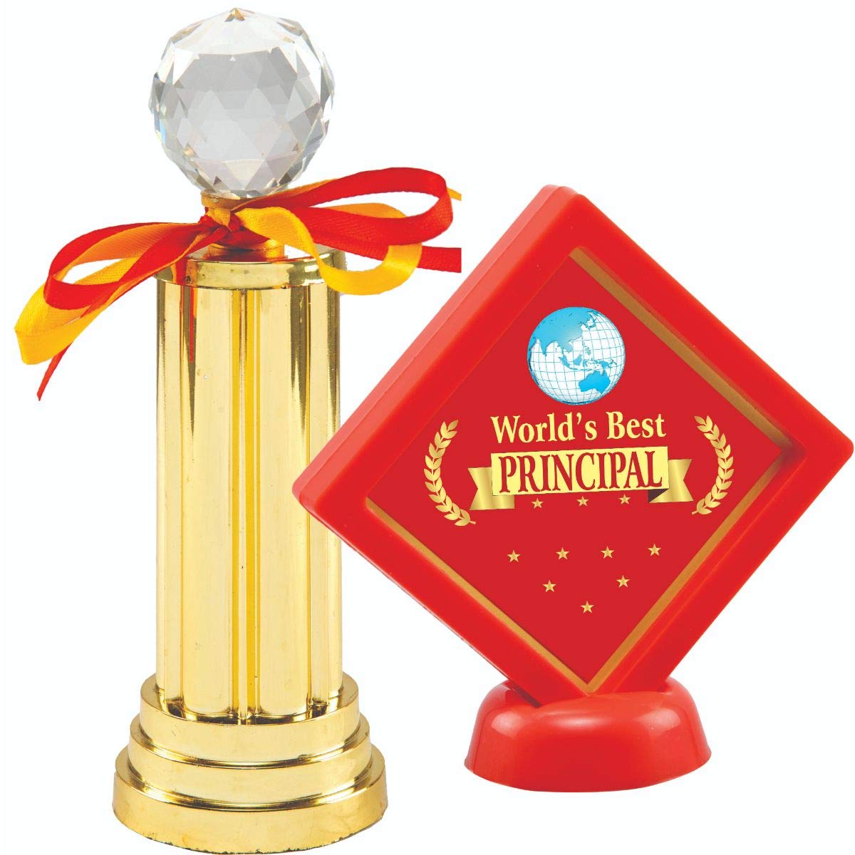 Aark India Principal Birthday/Anniversary/Festival/Teachers Day Gift:Trophy:Award Combo Set (PC001425) (B08811B23P) Amazon Price History, Amazon Price Tracker