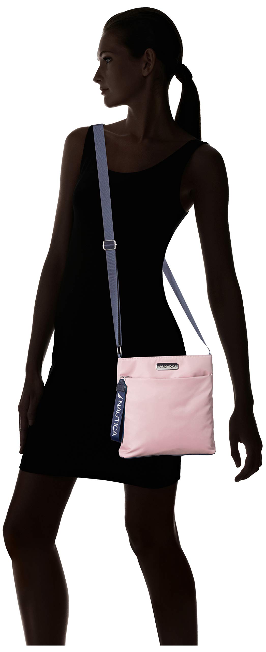 Nautica Diver Nylon Small Women's Crossbody Bag Purse with Adjustable Shoulder Strap