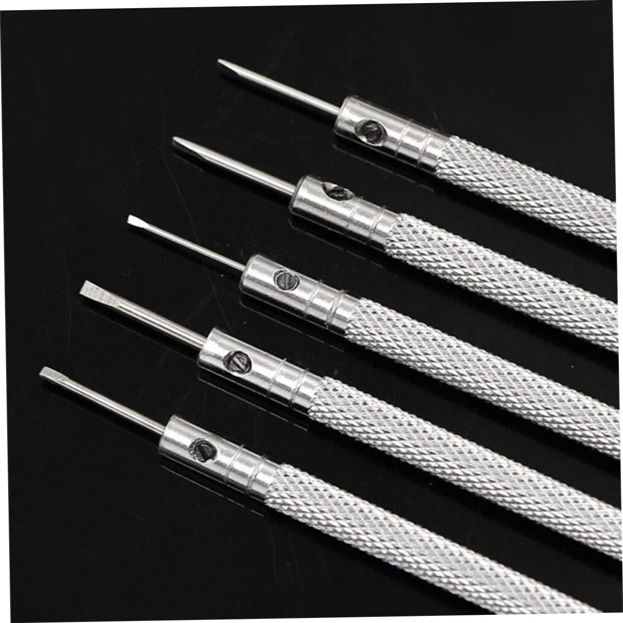 20 Piezas de Destornillador Mini Destornillador para Reloj Micro Herramientas de reparación de Relojes Kit de reparación de Relojes Arreglar una Joya Plana Kit de reparación de anteojos h(