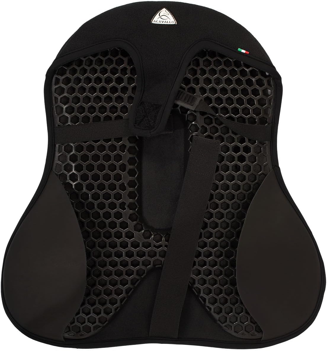 Acavallo Gel Seat Saver Dressage Dri-Lex Ortho-Pubis, Color Black, Size Medium (AC515-09-MD)