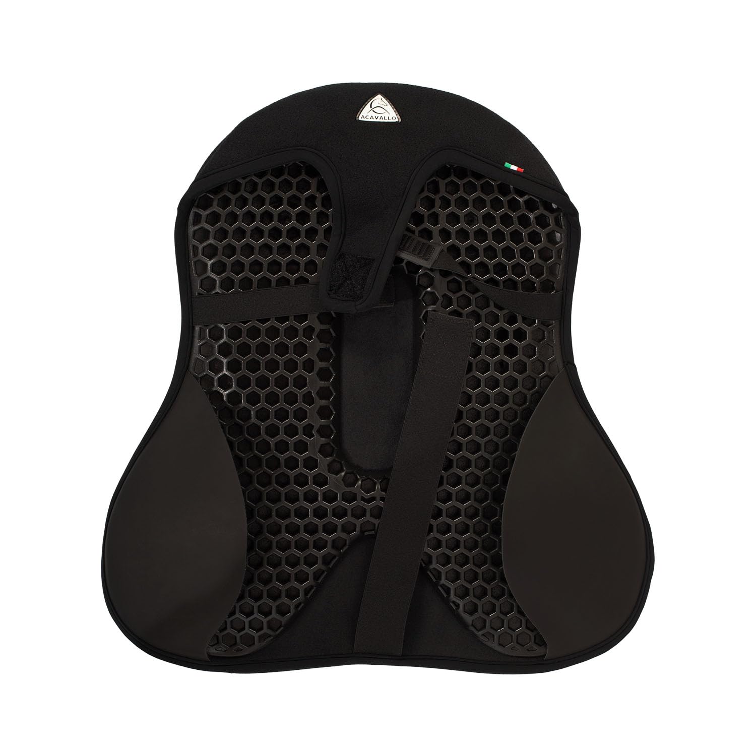 Acavallo Ortho-Pubis Dri - Cojín para Silla de Montar (Talla: M), Color Negro
