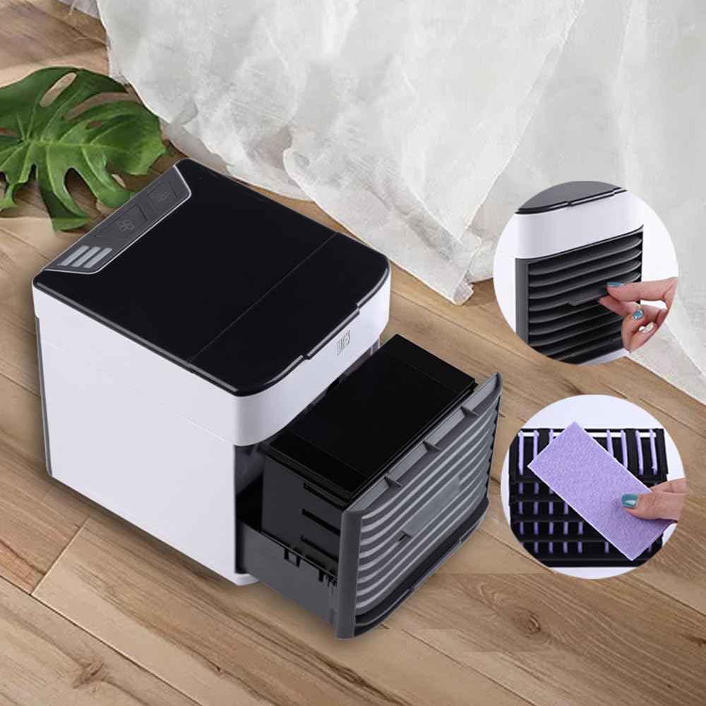 Klack Ventilador Aire Climatizado Portátil Mini USB Para Hogar con Difusor De Agua