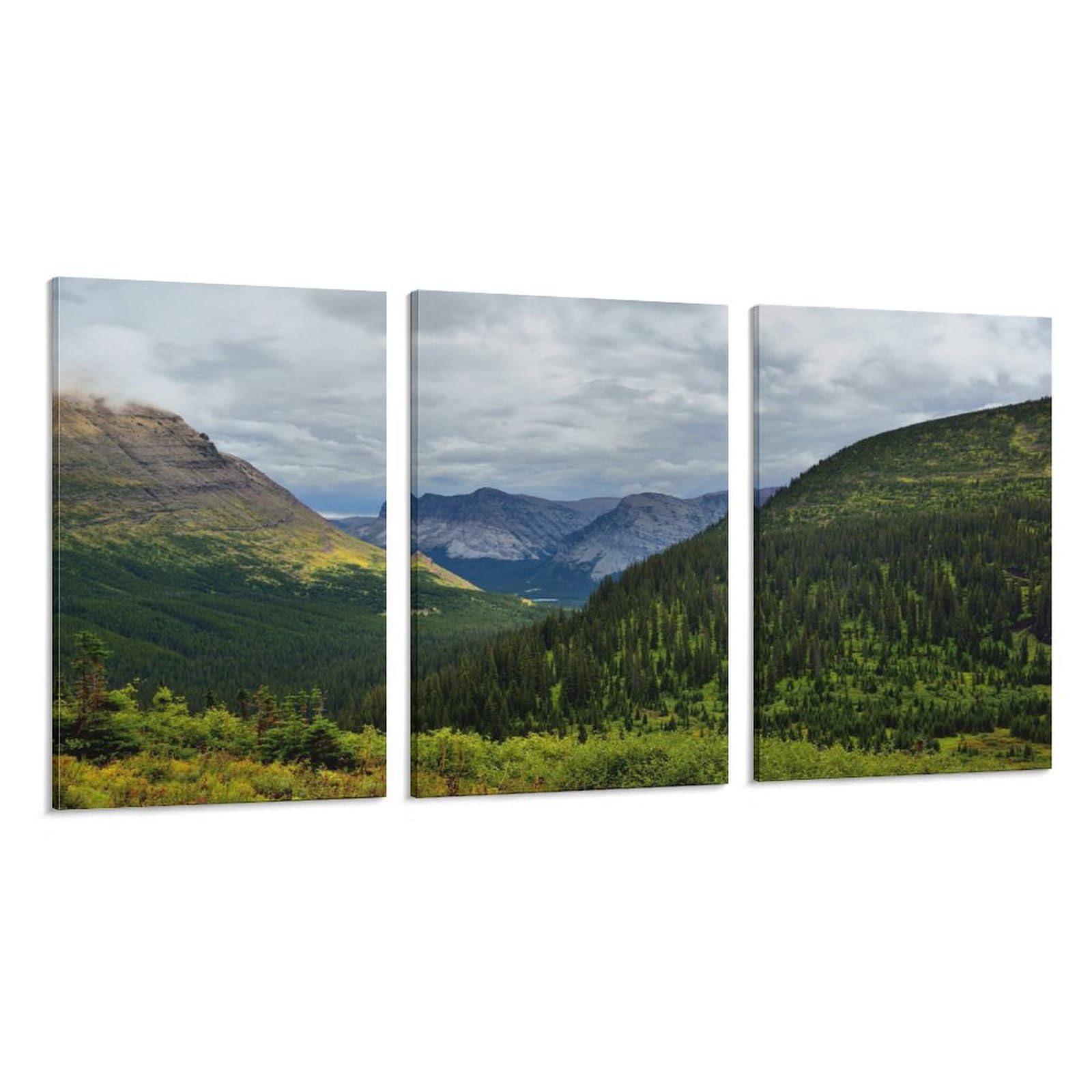 絵画 Mountain Landscape Painting of a surreal alpine mountain