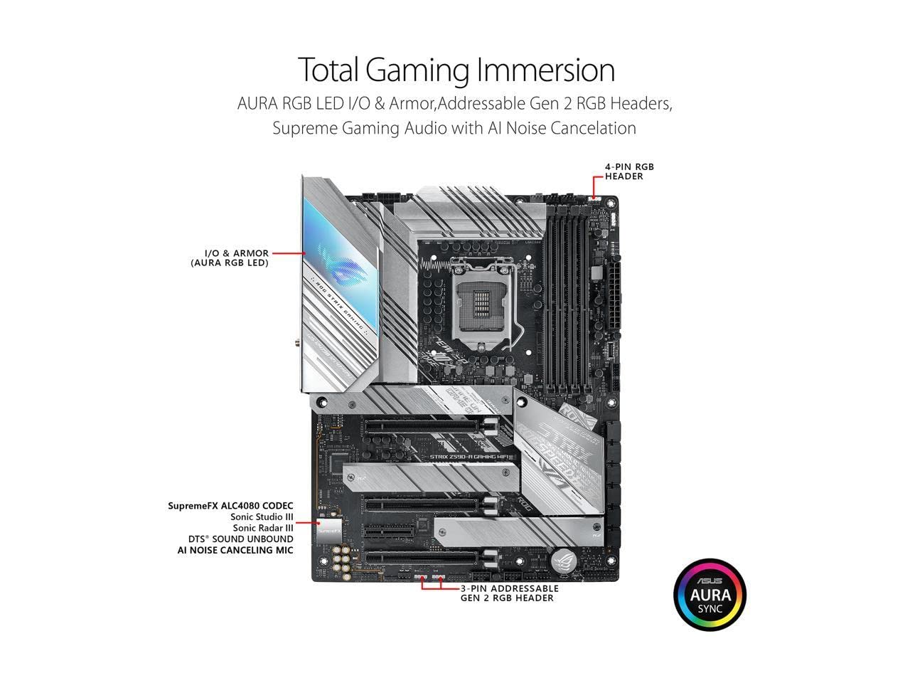 Amazon | Asus ROG Strix Z590-A Gaming WiFi II LGA1200(Intel 11th