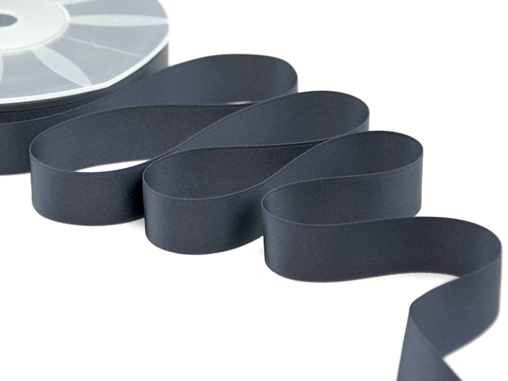 Nastro Furlanis Doppio Raso Made In Italy – Colore Blu Chiaro (n°124) – 25 Mm X 25 Metri – Per Bomboniere, Regali, Decorazioni - 5