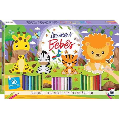 Meu Incrível LIVRO Brilhante p/Colorir:Animais Bebês