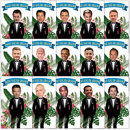 image for BUILDINEST Bridal Shower Games-Who Has The Groom Scratch Off Cards Gam