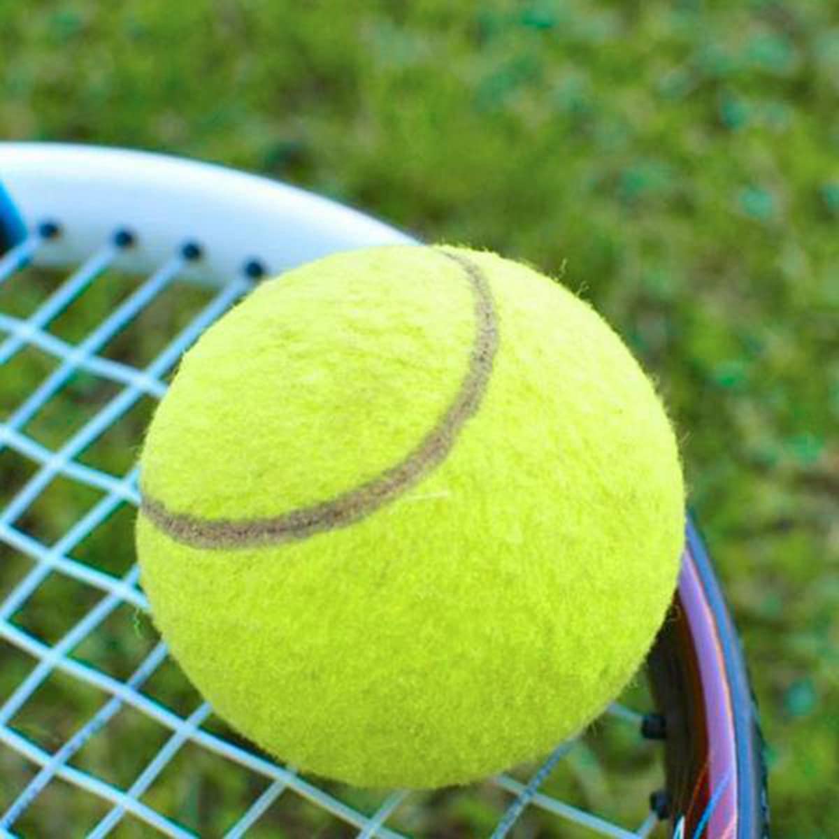 XIAOJUN Lot de 6 balles de tennis élastiques 66 mm pour débutants, noir