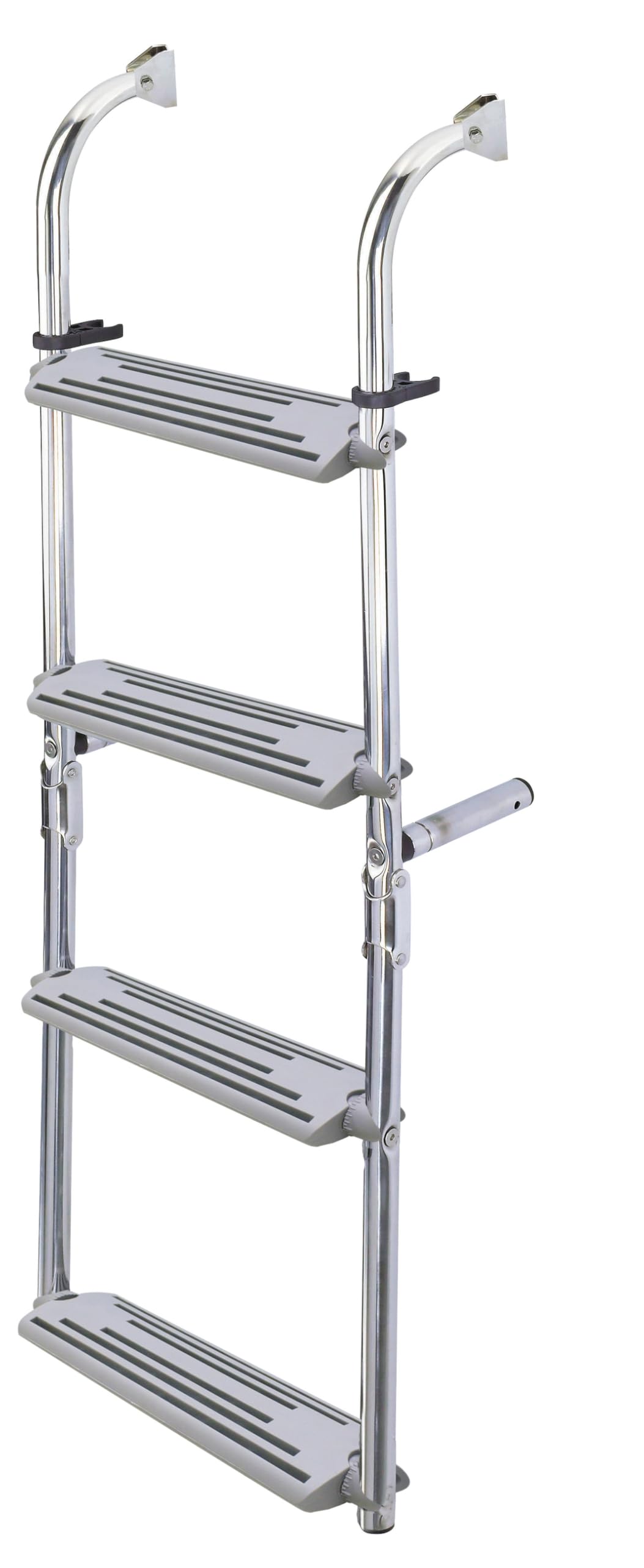 Scaletta pieghevole,Inox 316,per plancia stretta,gradini 1+2 ,90 1+2 - NUOVA RADE