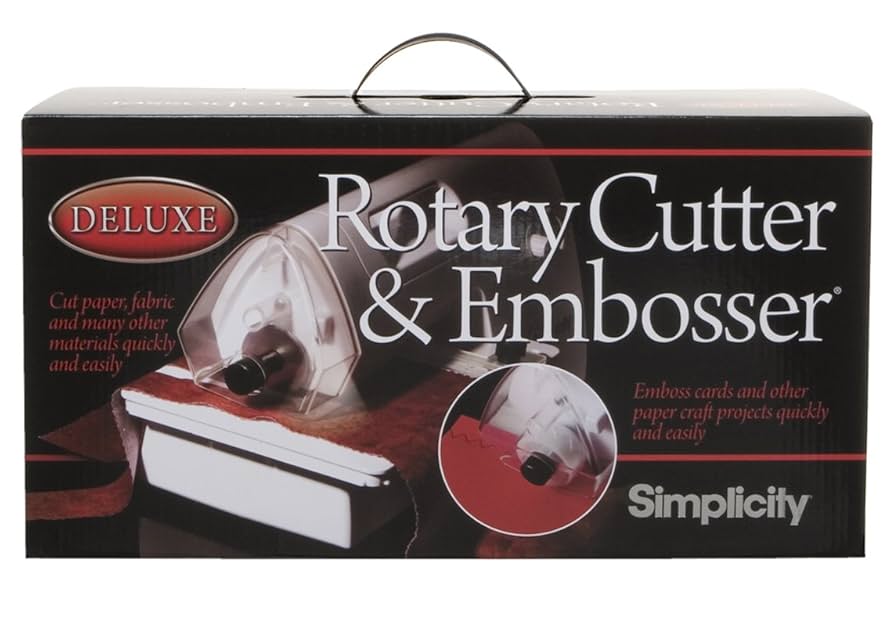 Amazon.com: Simplicity Deluxe Rotary Cutting/Embossing Machine