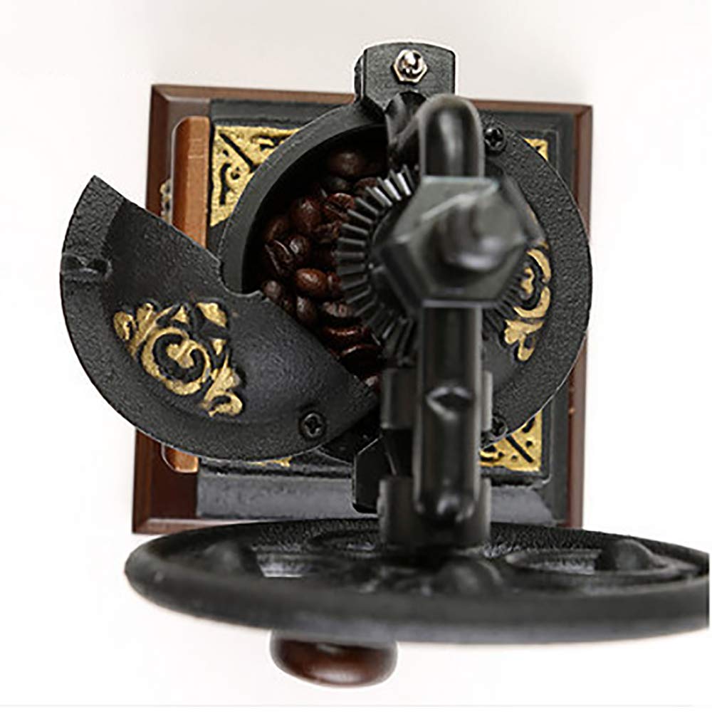 Amazon｜コーヒーミル 手動 木製 アンティーク 粗さ調節 手挽き