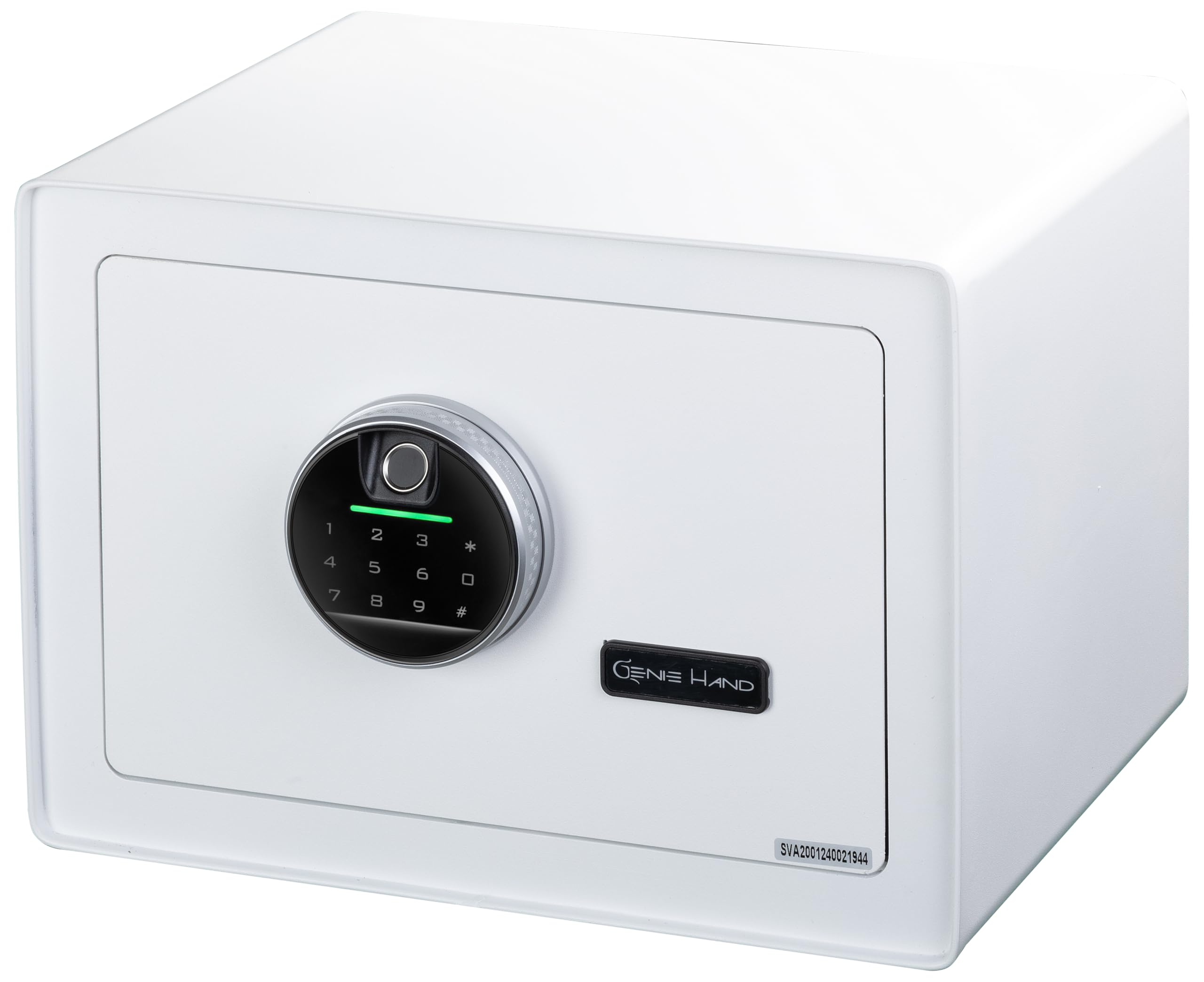 Genie Hand | Caja Fuerte Digital de Seguridad con Huella Digital y Llave, Pantalla Táctil, Cerradura B-Class y Sistema de Seguridad Anti Rebote