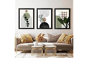 Stunning Abstract Leaf Wall Posters for Living Room Decor