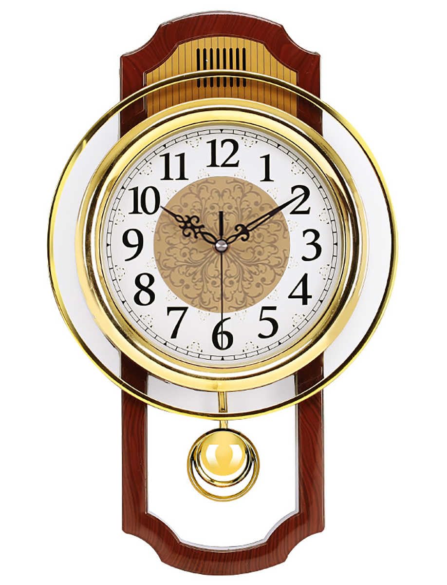 Horloge murale silencieuse 40cm sans tic-tac avec balancier