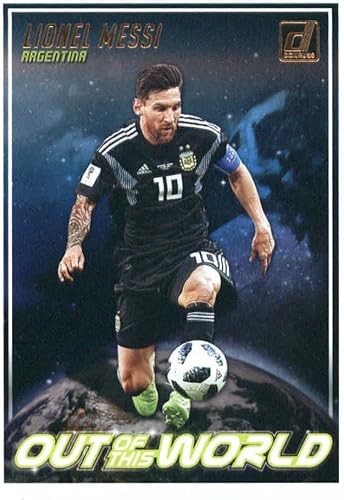2018-19 Donruss Out of this World #6 Lionel Messi Argentina Official Soccer/Futbol Card in Raw (NM or Better) Condition