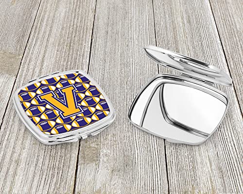 Espejo compacto rectangular para maquillaje de viaje miniatura 3