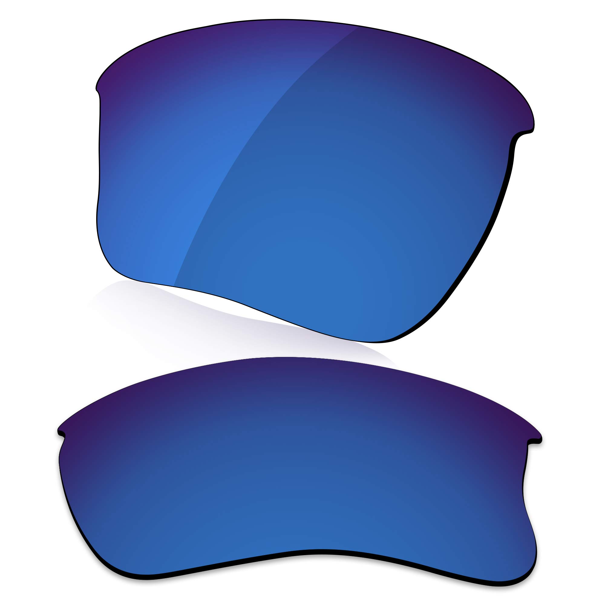 Lenzreborn Men's Navy Blue - Polarized Mirrored Polarized Lens Replacet For Oakley Half Jacket Xlj Sunglass