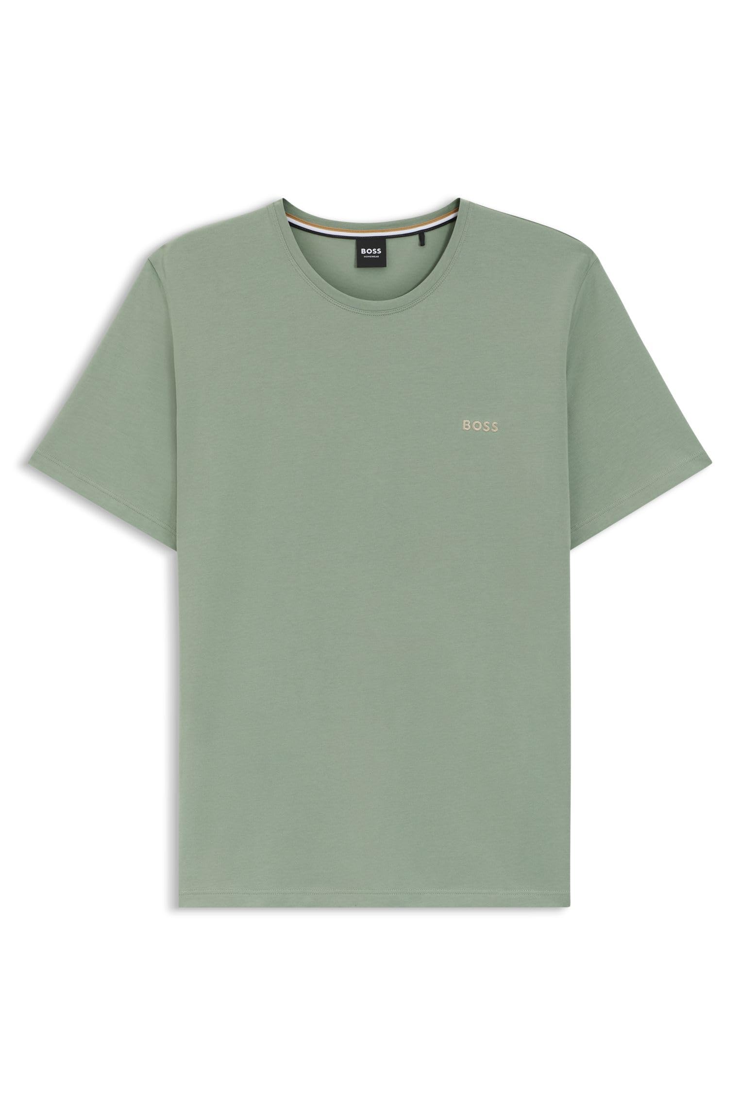 BOSS Mens Mix&Match T-Shirt R Stretch-Cotton T-Shirt with Embroidered Logo