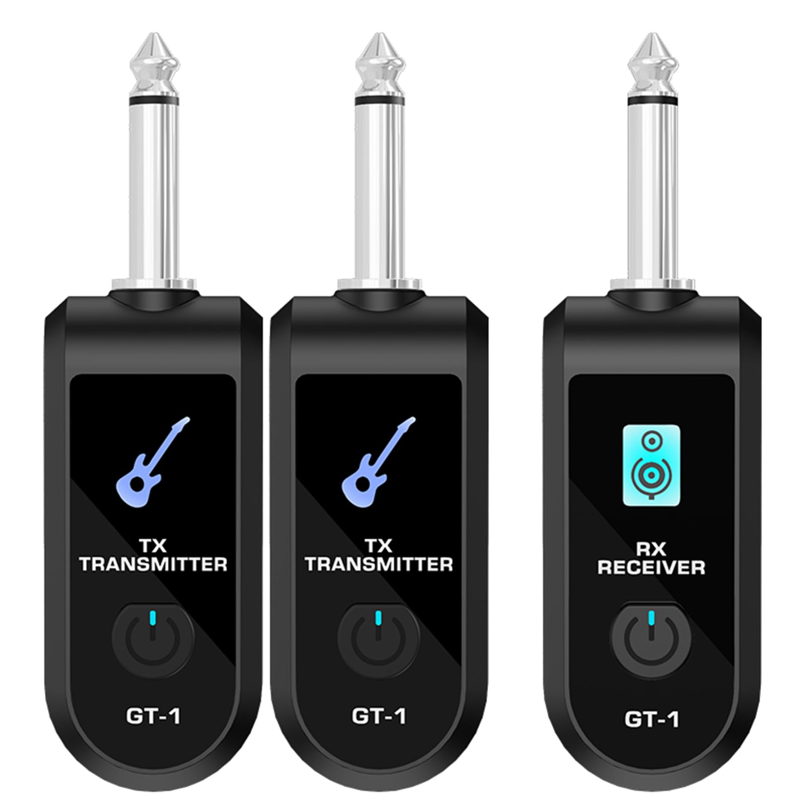 – 2.4G Wireless System for Electric Guitar and Bass with Accurate Sound Long Range Rechargeable High Fidelity