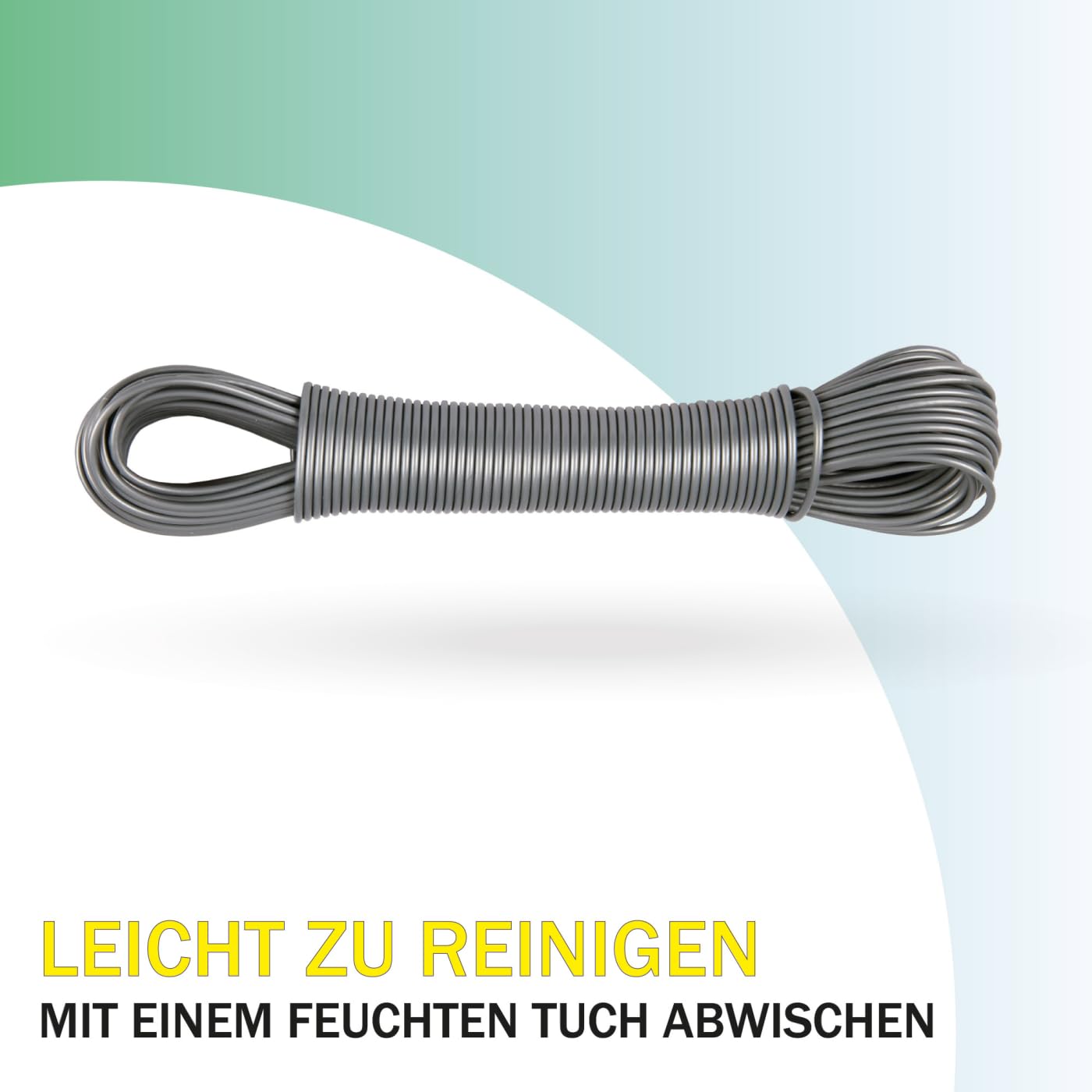 Cuerda Para Tender Ropa 20 Metros (pack De 2) - Blanca, Núcleo De Acero, Resistente A La Intemperie Y Al Desgarro, Ideal Para Jardín Y Balcón