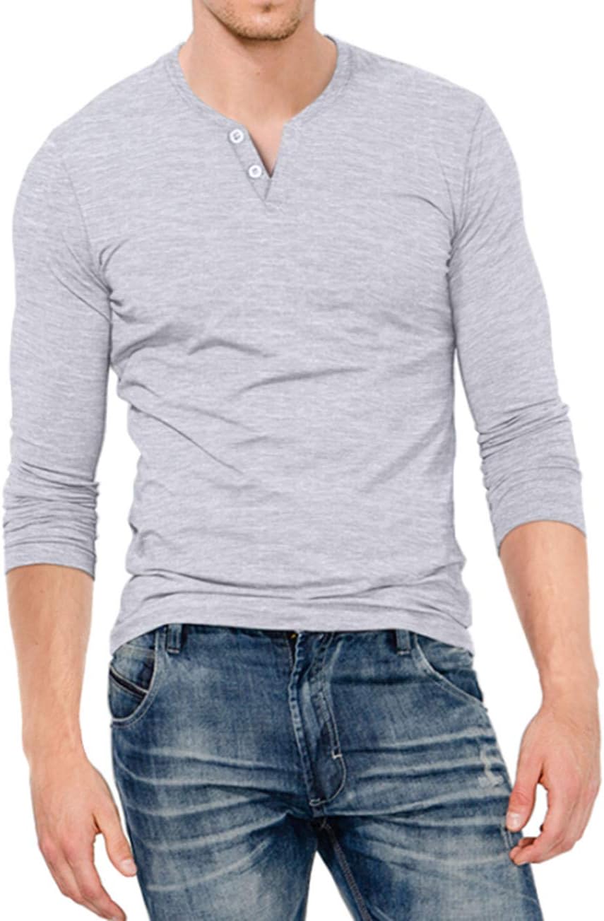mens henley top