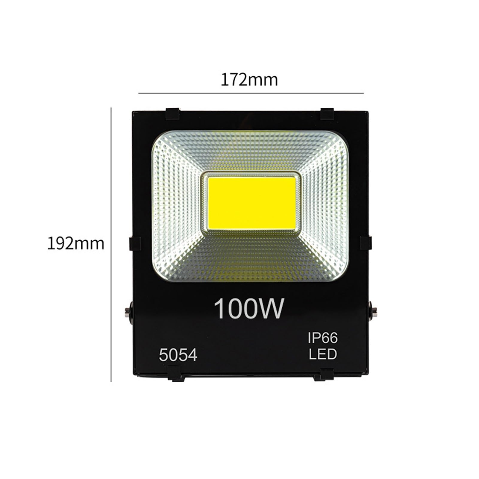 Reflektory zewnętrzne, Reflektor led oświetlenie zewnętrzne wodoodporne 100 w światło powodziowe oświetlenie przemysłowe 400 w 600 w światło powodziowe dużej mocy(4000k,100W)