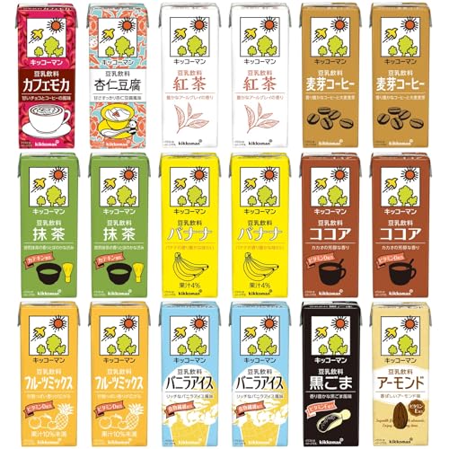 キッコーマン 豆乳アソートセット 200ml×18本