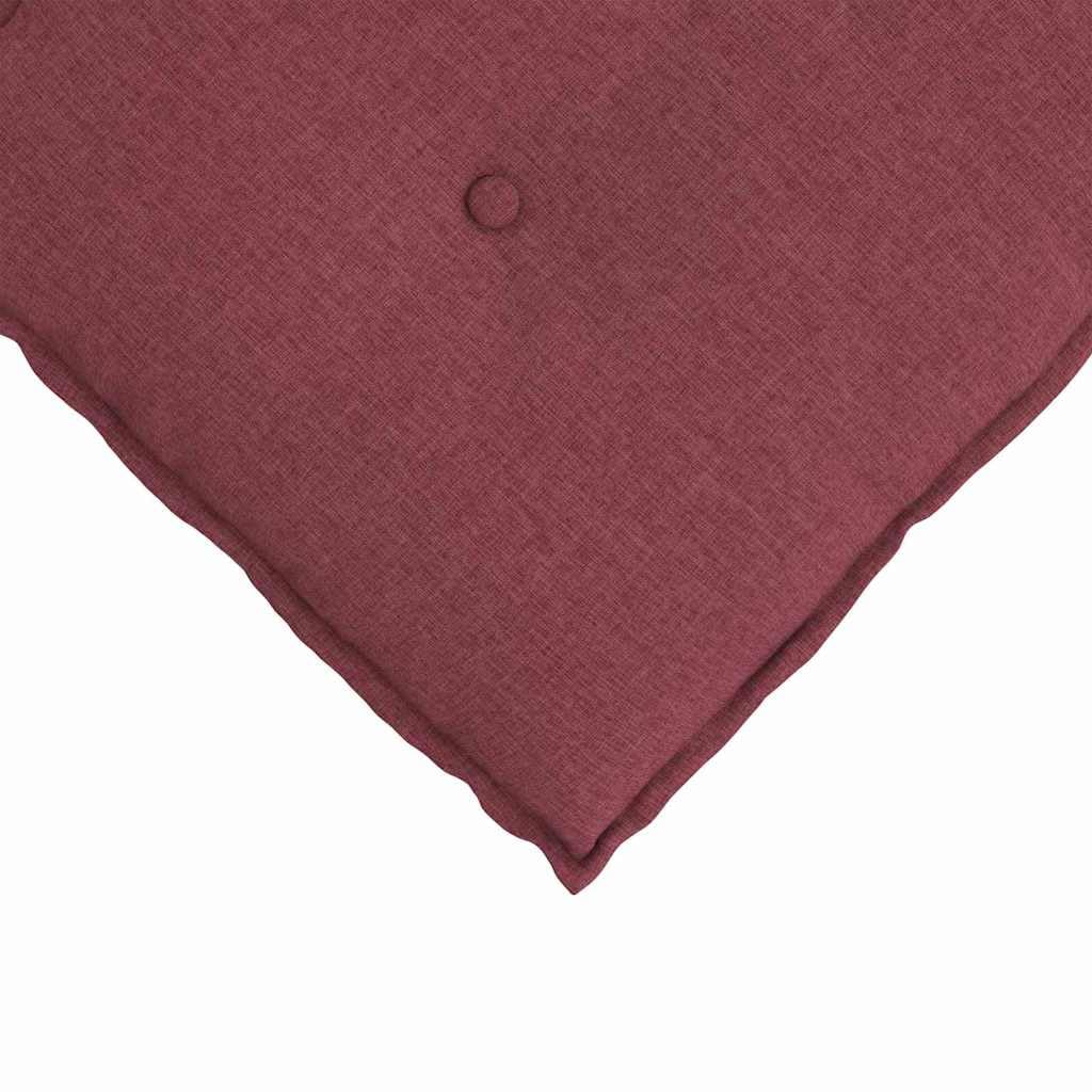 Cojín para el respaldo, color rojo vino, 100 x 19 x 50 cm, con funda de tela suave, diseño moderno, cremallera extraíble, lavable, cojín de sofá para salón, dormitorio, oficina