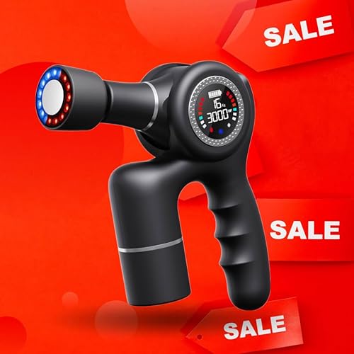 Miniatura 2 de VM PRO - Pistola de masaje de tejido profundo, masajeador corporal de percusión con terapia de calor y frío para aliviar el dolor, recuperación