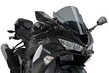Amazon.com: Puig 3177F Racing Screen Kawasaki ZX-6R 19- C