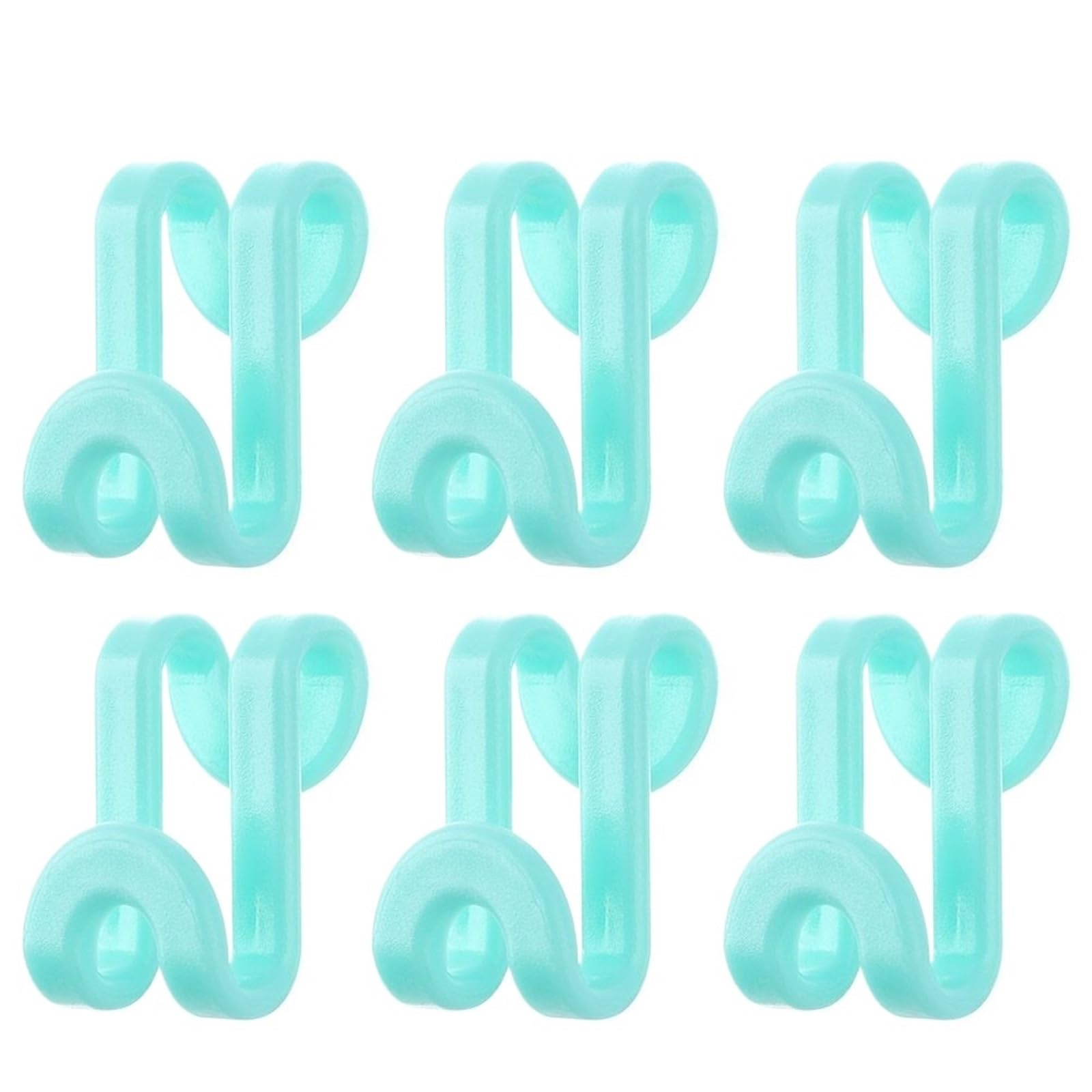 Hangers for Clothes Space Savers 300pcs Clothes Rack Wardrobe Hanging Hanger Connection Hook Space Saving(Blue)
