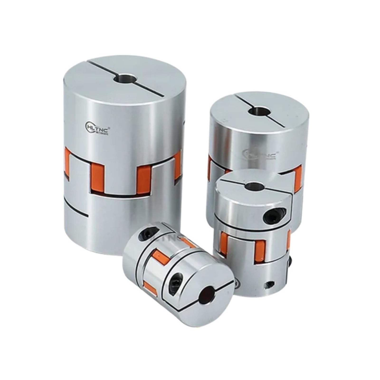 1 coupleur à mâchoires Flexible D25 L30 for Arbres CNC, Compatible avec Les diamètres d'arbre 4/5/6/6,35/7/8/10/12 mm et 5 mm/8 mm.(6.35x6.35)