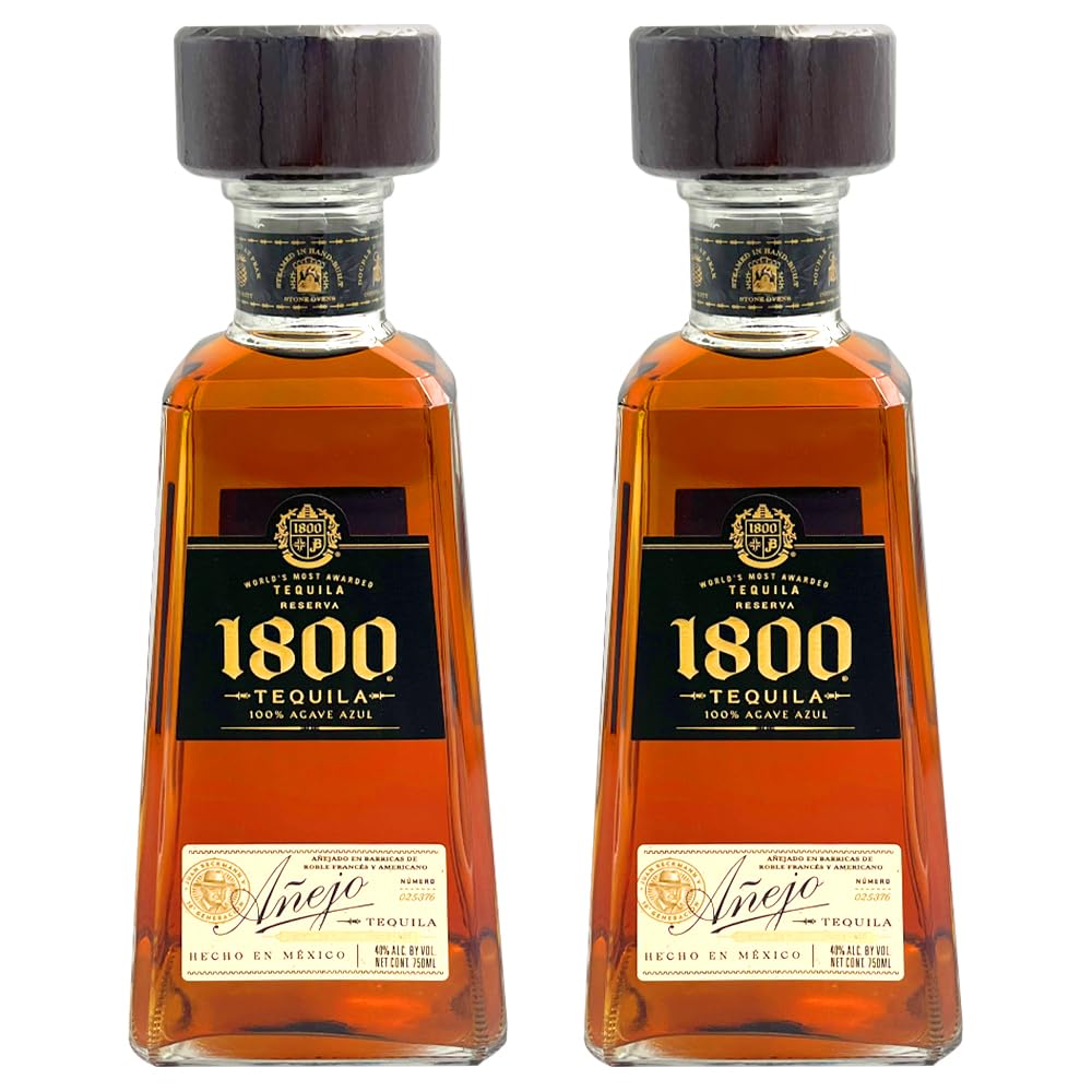 正規品クエルボ 1800アネホ 40度 750mlx2本セット Amazon.co.jp: 正規品 クエルボ 1800 アネホ 750ml 2本 セット / 40度
