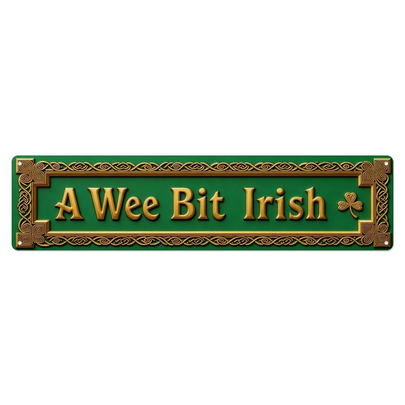 Celtic Knot Design Metal Tin Sign Plaque