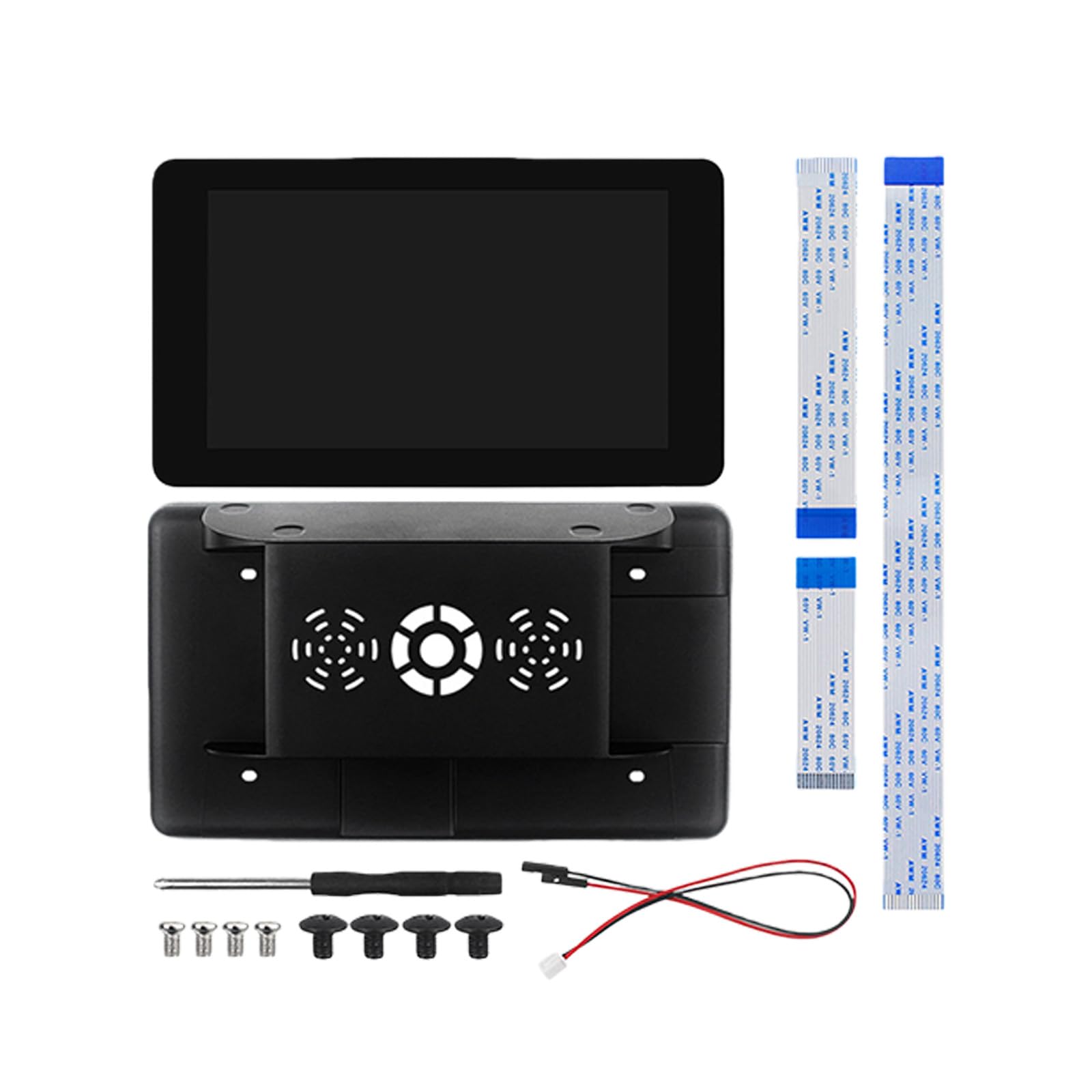 Pantalla táctil ligera de 1024 x 600 de 7 pulgadas para pantalla de programación 5 4B 3B+