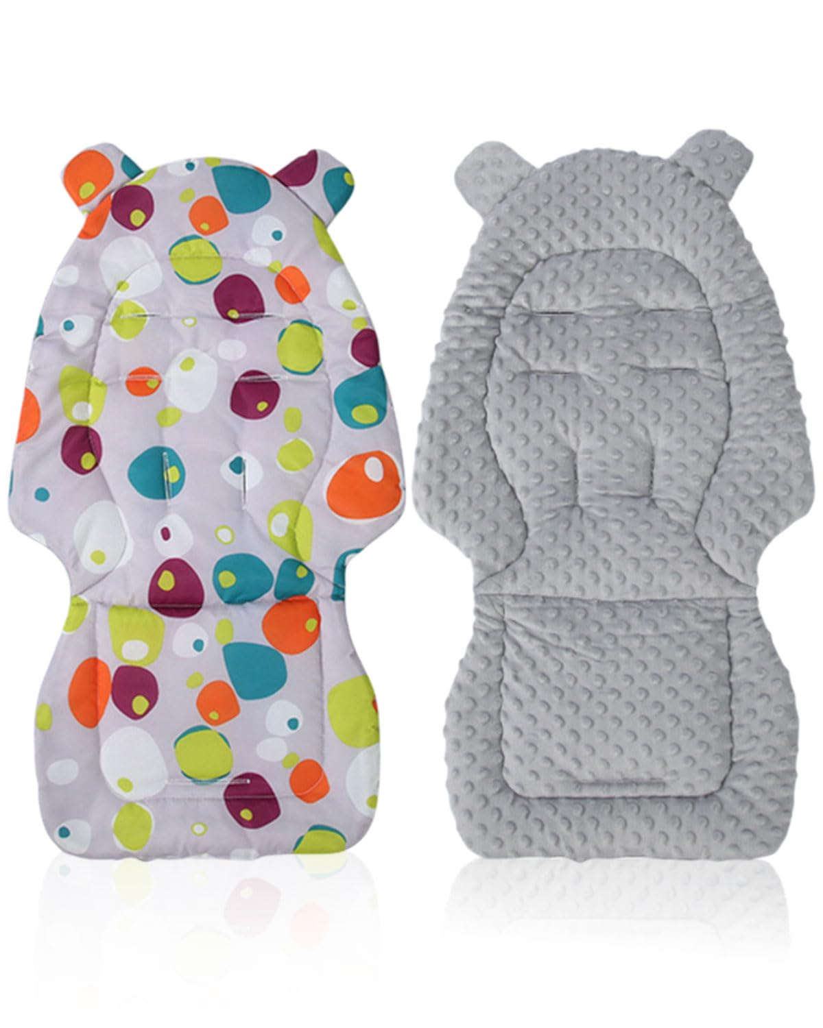 1 Pezzo Riduttore passeggino universale，Materassino Passeggino Universale In Cotone, Cuscino Passeggino Universale, Traspirante, Morbido, Accessori Per Passeggini（grigio）