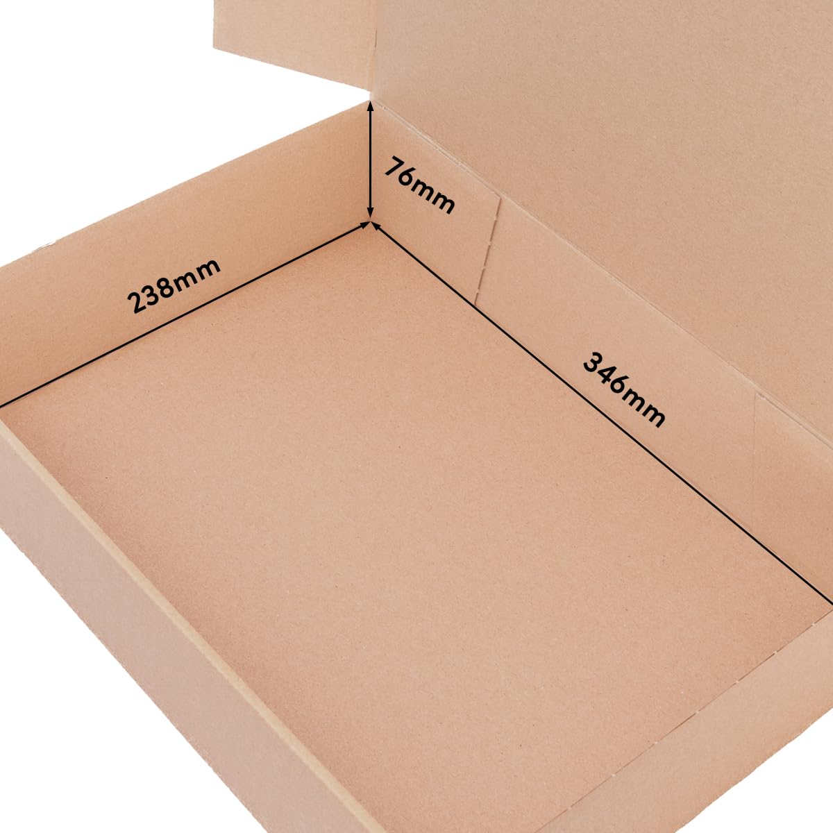 verpacking mała paczka DHL z paskiem klejącym i taśmą zrywającą Brązowy 350 x 250 x 50 mm [wymiary i ilość do wyboru] małe jednowarstwowe kartony wysyłkowe 100 sztuk