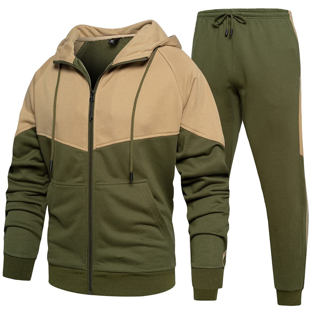 DUOFIER Men's Tracksuit Jogging Sweat Suits