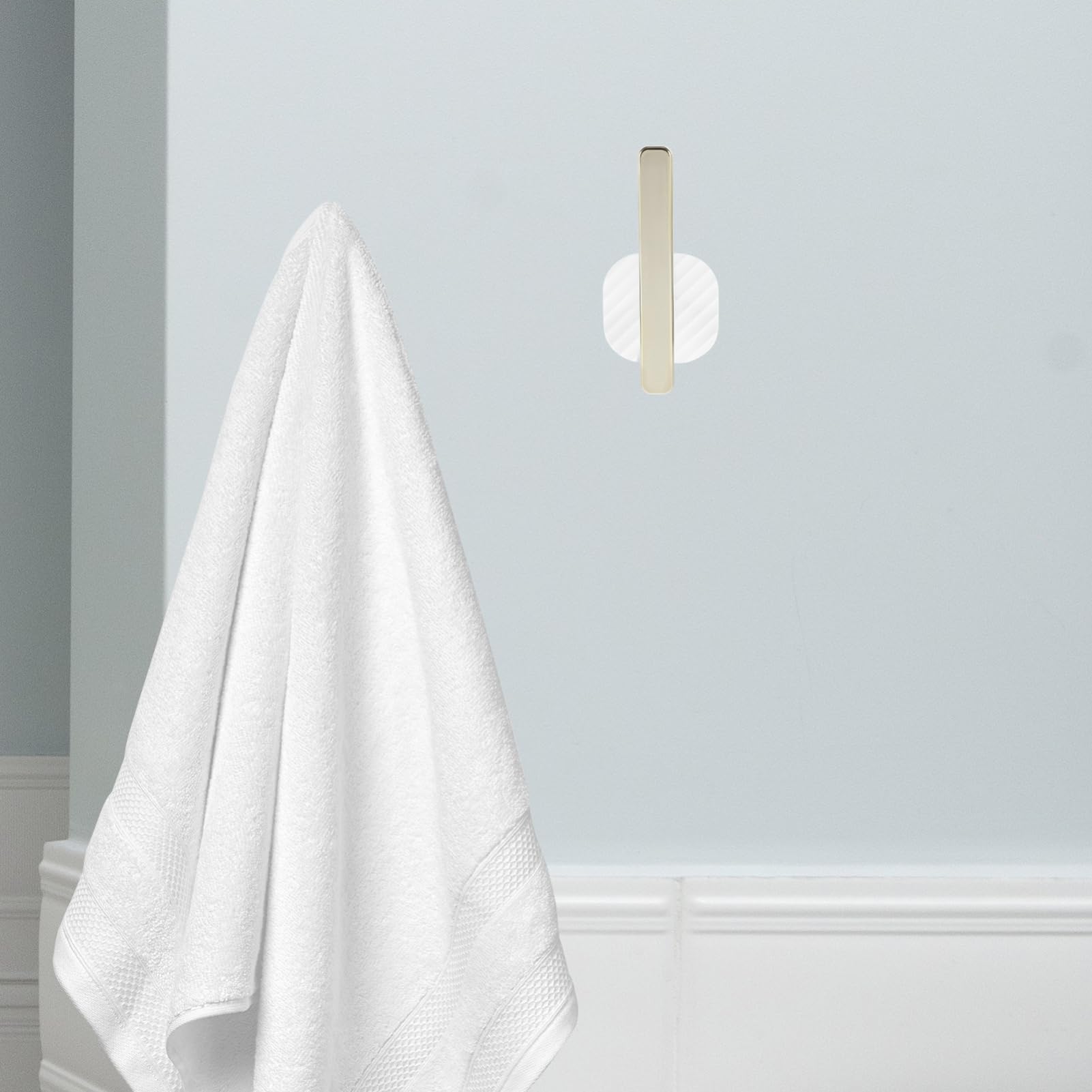Didiseaon 5 Ensembles Crochets Accessoire Piscine Nettoyeur De Plein Air Bars Porte-rideaux Étagère Porte-cannes Distributeur De Papier Hygiénique Garage Stylo Plastique Blanche 2 Pièces * 5