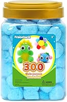 Vista 26 de Praisebank Pompones Azul Claro, 90 piezas, 1.5 pulgadas/4cm, Perfectos para Artes y Manualidades