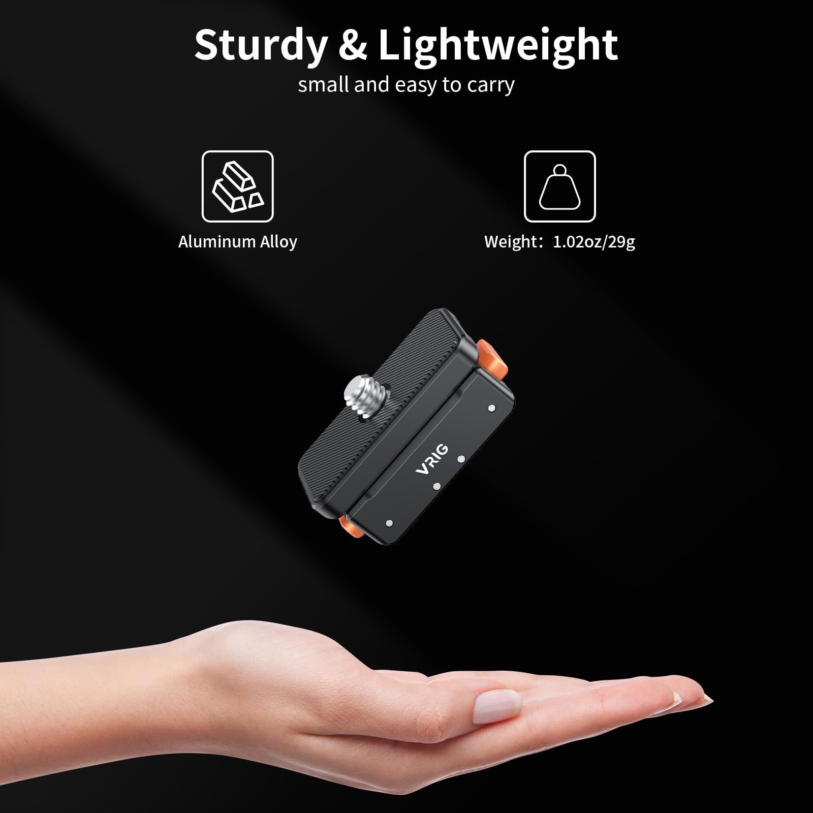 REYGEAK Supporto magnetico a sgancio rapido per Insta360 Ace/Ace Pro/Ace Pro 2/X5, migliore del supporto magnetico originale (1 pezzo